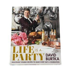 Life Is a Party Cookbook by David Burtka Hardcover Entertaining Recipes